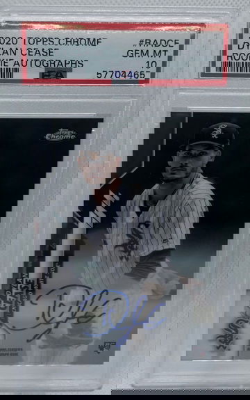 2020 Topps Chrome DYLAN CEASE Rookie Auto PSA 10