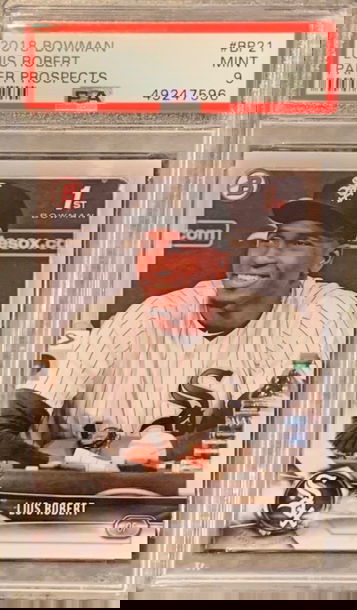 2018 Bowman Luis Robert 1st Bowman Paper Prospect PSA 9 MINT