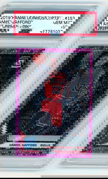 2019 Daniel Gafford Optic Fast Break Pink 20 of 20 PSA 10