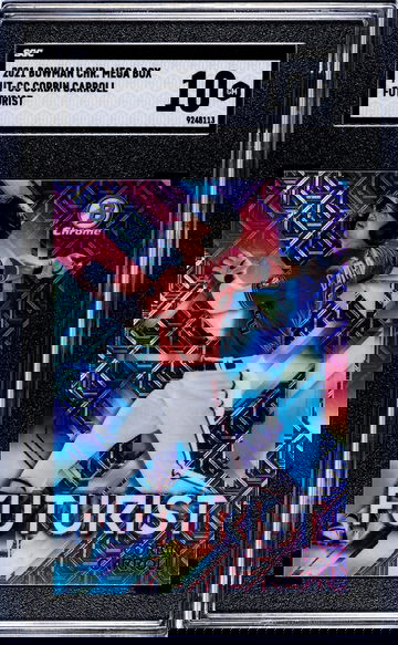 2021 Bowman Chrome Mega Box #FUT-CC Corbin Carroll Futurist SGC 10