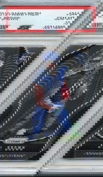 AJ A.J Brown 2019 Prizm Rookie PSA 10 (865)