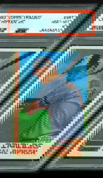 PSA 8 1982 Topps Traded Cal Ripken Jr #98T Orioles 