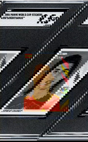 2006 Panini World Cup Stickers Sergio Ramos SGC 9.5 (SHIPS TRACKED FROM CANADA)