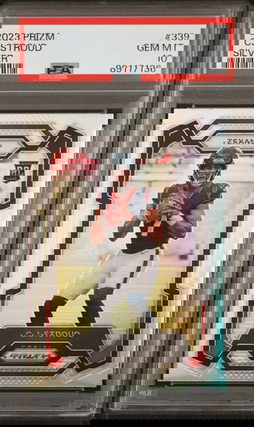 2023 Prizm #339 CJ Stroud Silver PSA 10