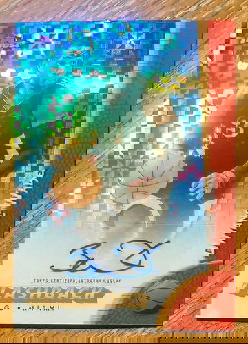 2024 Topps Finest Flashback Dwyane Wade auto /99