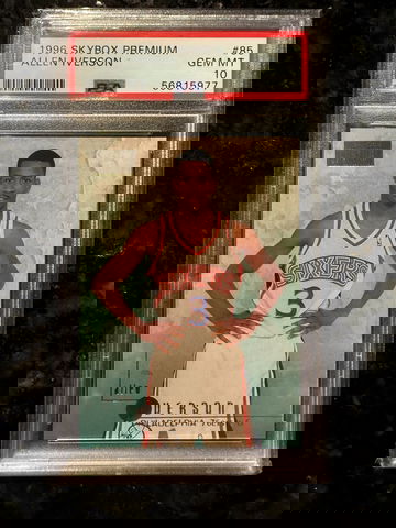 1996 Skybox Premium #85 Allen Iverson PSA 10