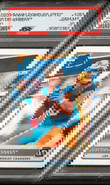 2020 Donruss Optic Justin Herbert Holo #153