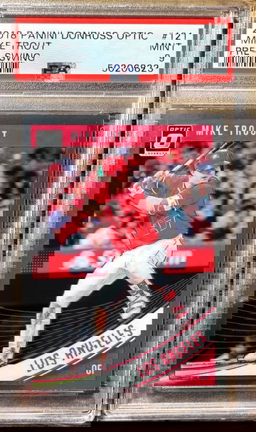 Mike Trout 2018 Donruss Optic PSA9 MINT