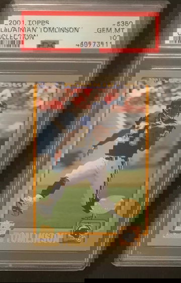 2001 Topps Collection Ladainian Tomlinson  PSA 10