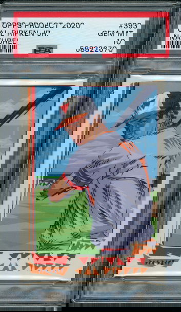 CAL RIPKEN Jr  - 2020 Topps Project 2020 ( Naturel ) # 393  -  PSA 10