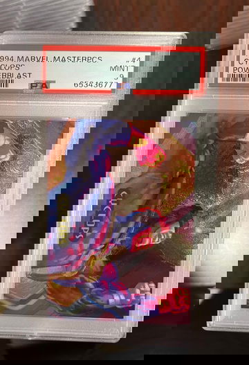 1994 Marvel Masterpieces Cyclops Powerblast PSA 9