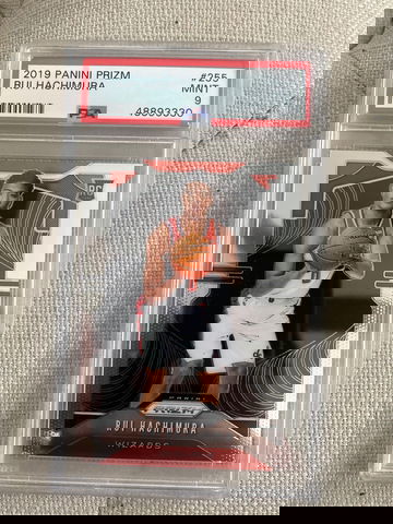 2019-20 Rui Hachimura RC PSA 9 PRIZM #255