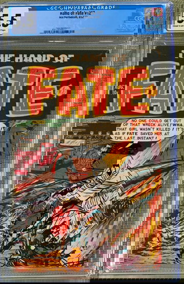 Hand of Fate #12 (1952) CGC 5.5 -- Golden Age horror; Ace Periodicals