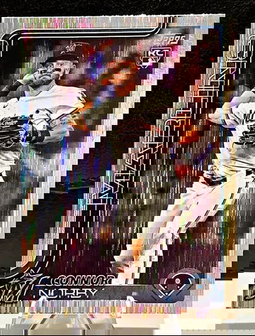 2025 Topps Series 1   Connor Norby RC  Tinsel (Meijer excl.)  Marlins Rookie 