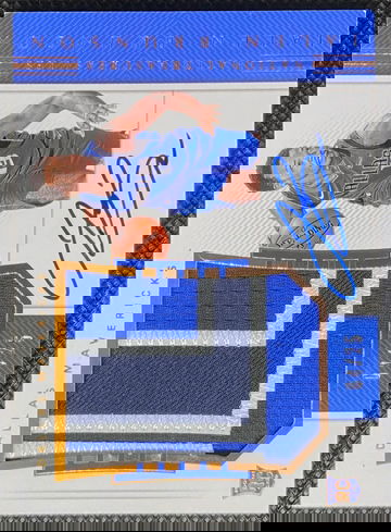 2018-19 National Treasures Jalen Brunson Horizontal Bronze RPA RC Patch Auto /25