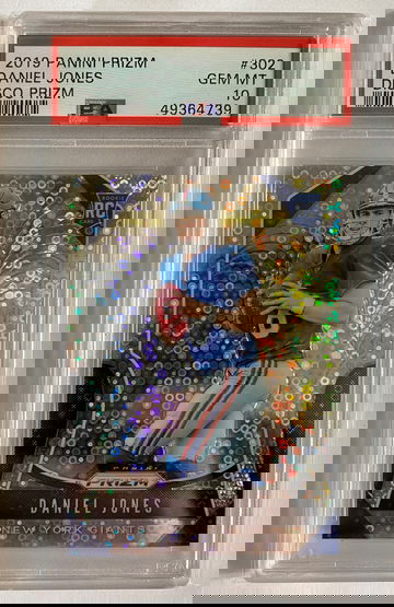 2019 Prizm Daniel Jones Disco Prizm Rookie PSA 10
