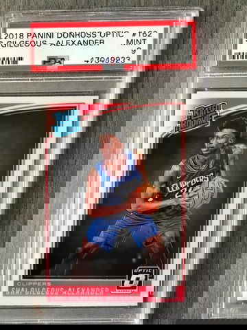 2018 Shai Gilgeous Alexander rookie optic psa 9