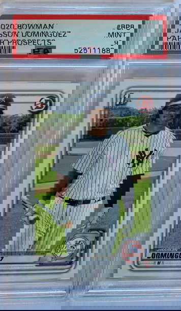 2020 Bowman Jasson Dominguez Paper Prospects PSA 9