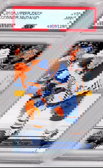 2016 Upper Deck Connor McDavid Oilers PSA 9