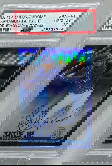 Fernando Tatis Jr. Blue Refractor Auto /150