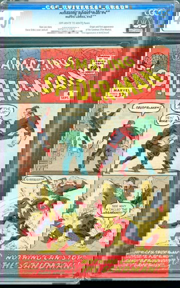 Amazing Spider-Man #4 (1963) CGC 4.0 -- O/w to white ps; 1st & origin of Sandman