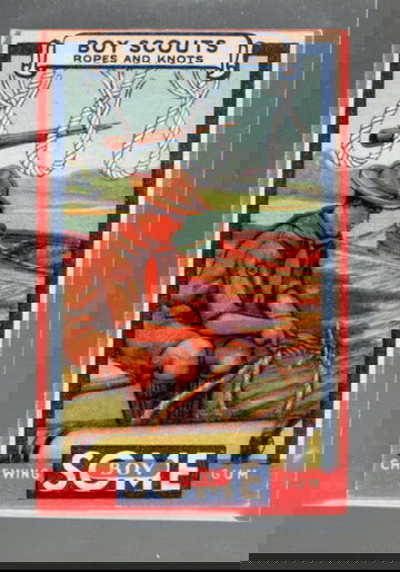 1933 R26 Goudey Gum Some Boy Boy Scouts Non Sports Card #26 Copy #1 Ropes and Knots EX Condition