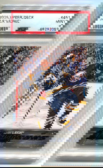 2015 Upper Deck Jack Eichel Young Guns RC #451 PSA 9 MINT SABRES