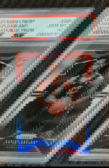 2019 Panini Prizm Darius Garland Red/White/Blue PSA 10