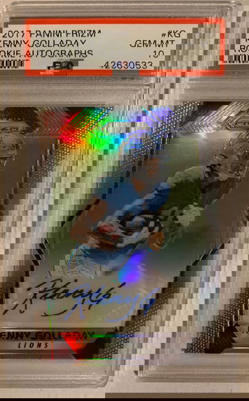 2017 Panini Prizm #KG Kenny Golladay Rookie Autographs PSA 10 Gem Mt