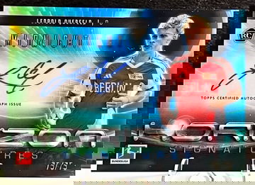 2024-25 Topps Midnight Bundesliga Leopold Querfeld Horizon signatures auto 75/75 BOOKEND 