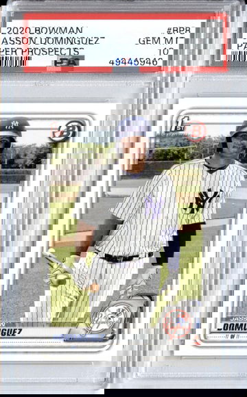 2020 Bowman Prospects #BP8 Jasson Dominguez PSA 10