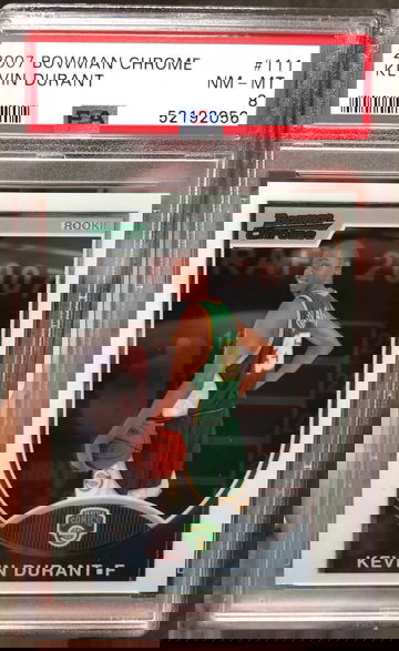 Kevin Durant rookie bowman chrome psa 