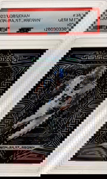 2023 Obsidian Amon-Ra St. Brown PSA 10