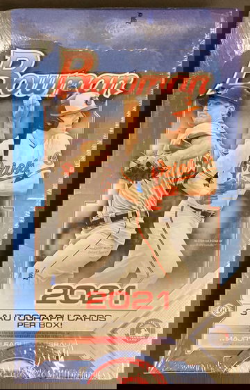 2021 Bowman HTA Jumbo Factory Sealed Hobby Box (3 Autographs)