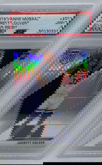 Jarrett Culver 2019-20 Mosaic Basketball Silver Prizm Rookie Card PSA 9