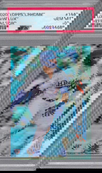 2020 Topps Chrome Gavin Lux Refractor PSA 10