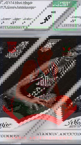 2013-14 Panini Prestige #175 Giannis Antenokounmpo Rookie