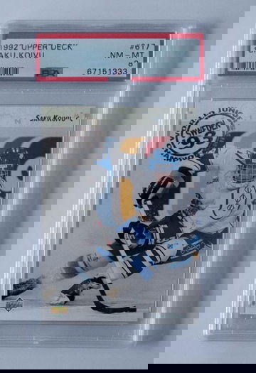 Saku Koivu 1992 Upper Deck Rookie PSA 8 #617
