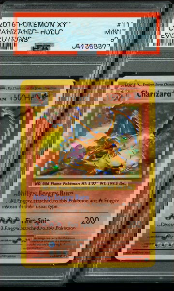 2016 Pokemon XY Evolutions 11 Charizard-Holo