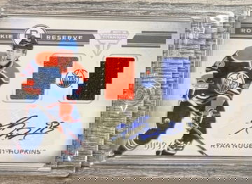 2011 Titanium Ryan Nugent-Hopkins Rookie Reserve Dual Memorabilia Auto /100