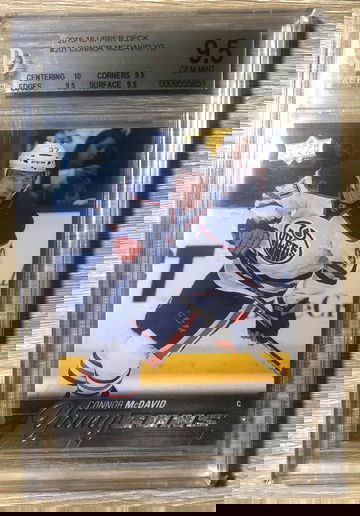 2015-16 Upper Deck Young Guns Connor McDavid BGS 9.5 +