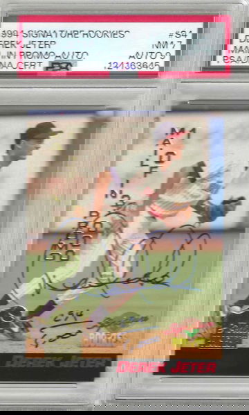 HOF Derek Jeter 1994 Signature Rookies #S4 RARE TYPE MAIL IN PROMO 254/1000 AUTOGRAPH PSA/DNA 7/9