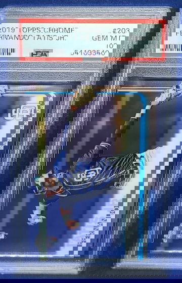 2019 Topps Chrome Fernando Tatis Jr #203 PSA 10