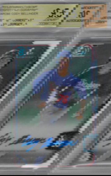 Cody Bellinger Bowman Chrome Base Auto 10