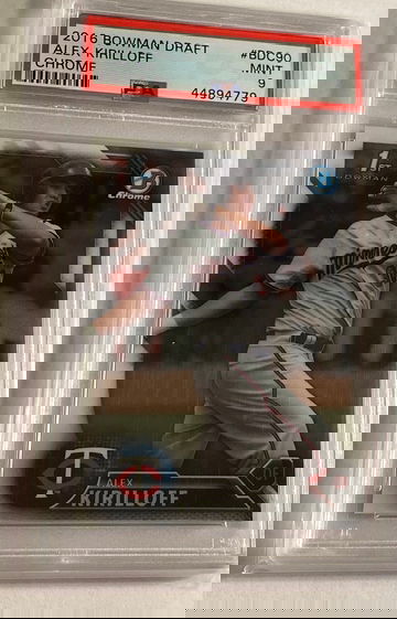 Alex Kirilloff 2016 Bowman Draft #BDC90 PSA 9
