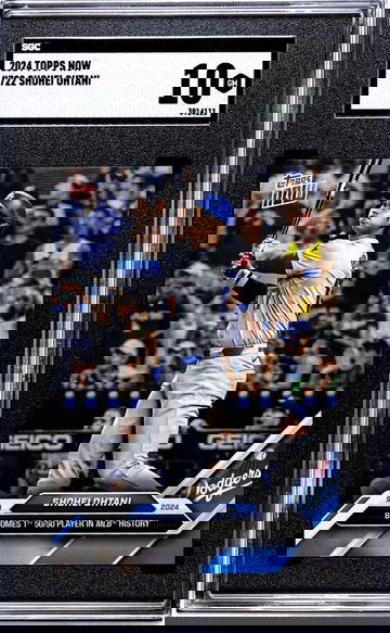 2024 TOPPS SHOHEI OHTANI NOW #722 1st 50/50 SGC 10