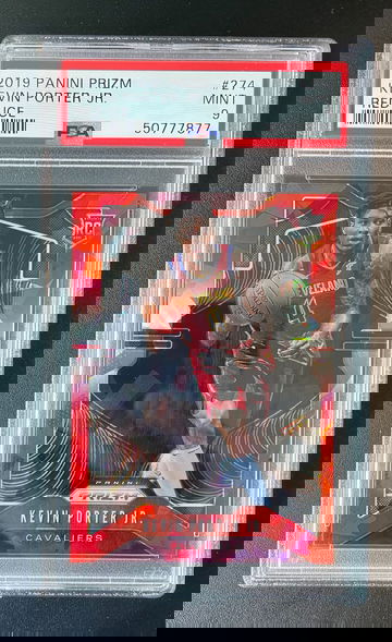 2019 Prizm Kevin Porter Jr Red Ice PSA 9