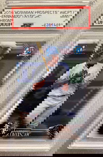 FERNANDO TATIS JR 2016 BOWMAN CHROME ROOKIE PSA 9 MINT