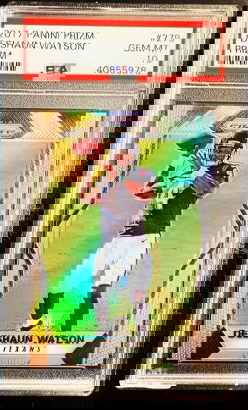 2017 Deshaun Watson Prizm Silver RC PSA 10