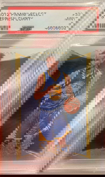 2012 panini select Stephen curry #39 PSA 9 mint 